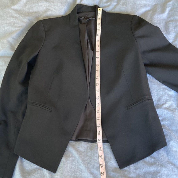 **SOLD** Theory black blazer - Picture 10 of 12